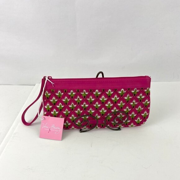 Vera Bradley Trimmed Wristlet in Petite Pi… - Picture 1 of 6